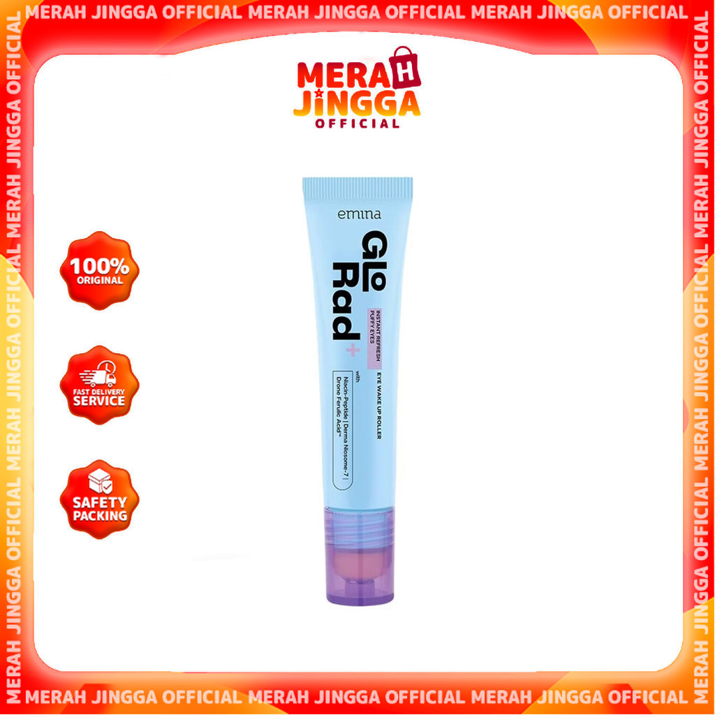 Emina [GLORAD+ Ultra HD Glow Series] - Glo Rad+ Instant Refresh Puffy Eye Wake Up Roller / MJO