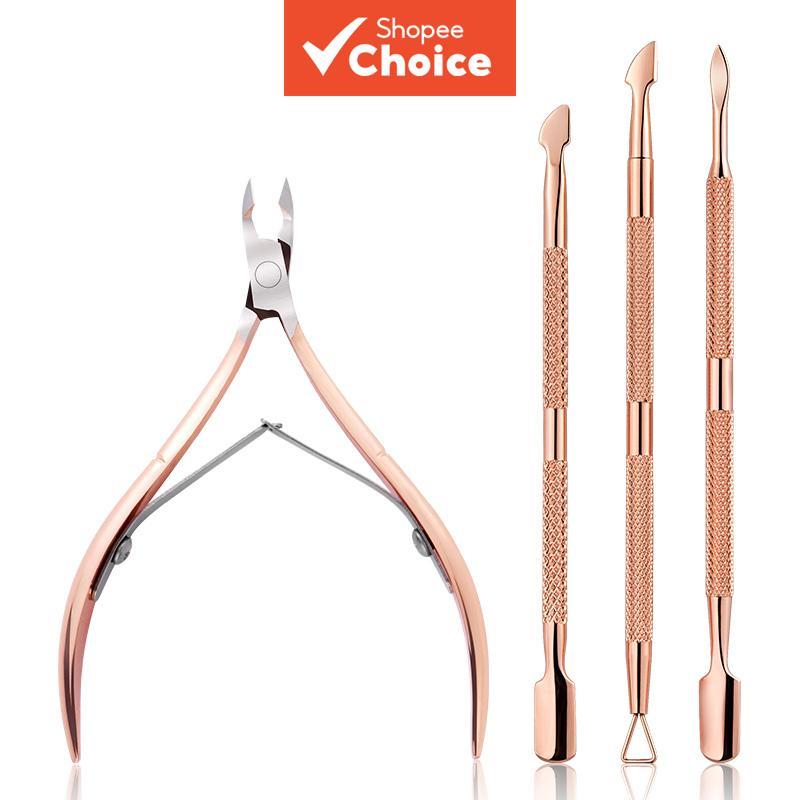 4Pcs/Set Nail Clipper Portable Stainless Steel Nippers Set Cuticle ...
