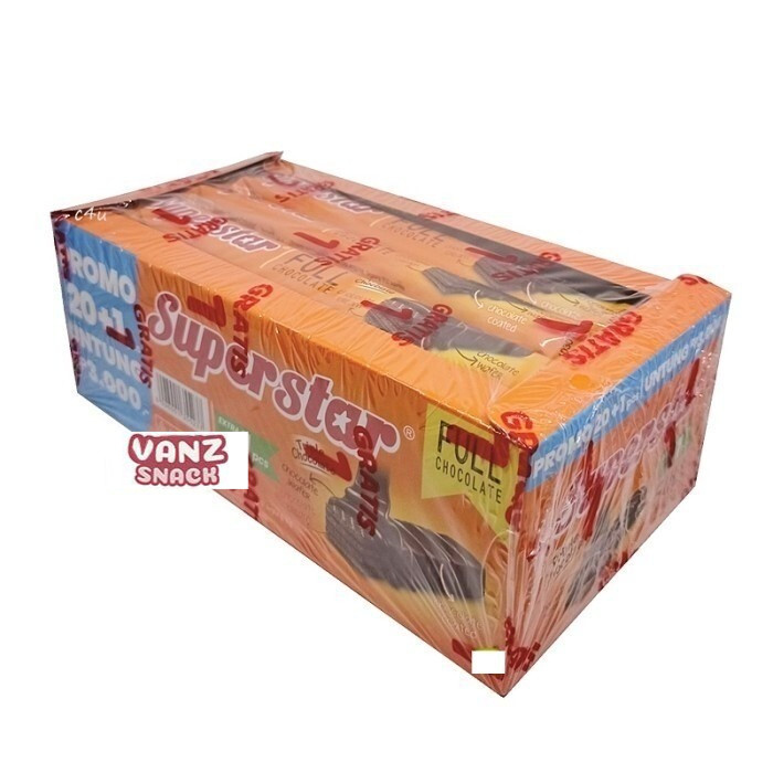 Superstar Roma Wafer Coklat Box isi 20 pcs
