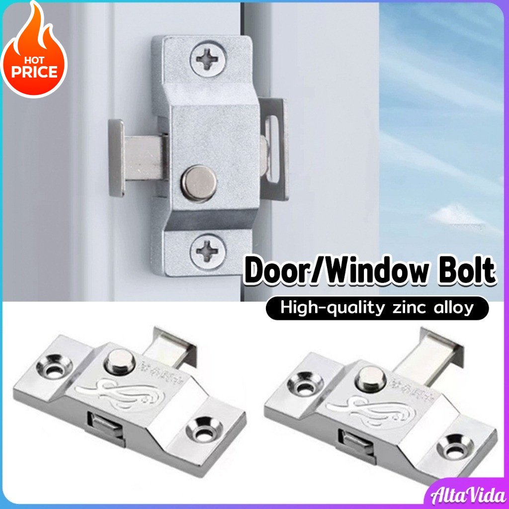 Alta Zinc Alloy Spring Bolt Safety Lock Buckle Bolt Automatic Spring ...