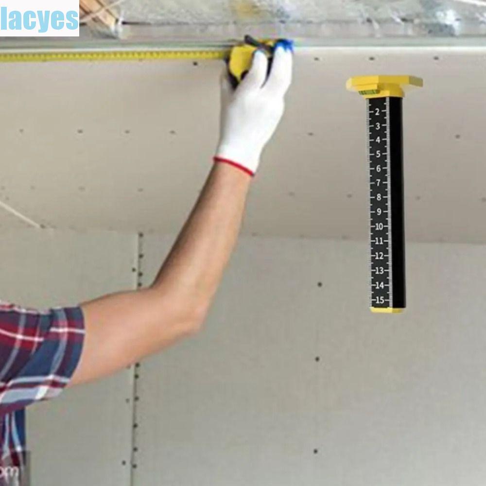 LACYES Ceiling Leveling Ruler, Light Steel Magnetic Equal Height Ruler ...