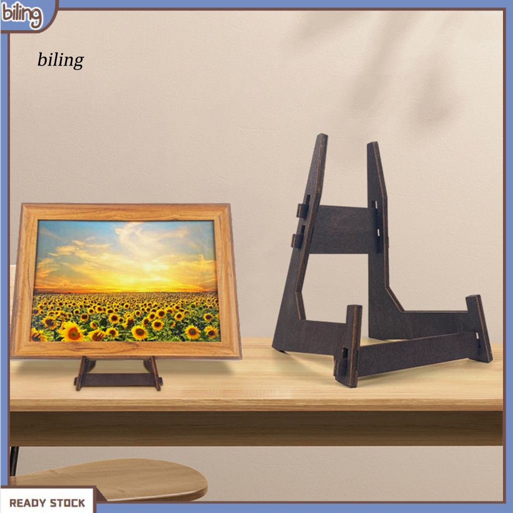 {biling} Display Stand for Plates Desktop Display Stand Rustic Wooden ...