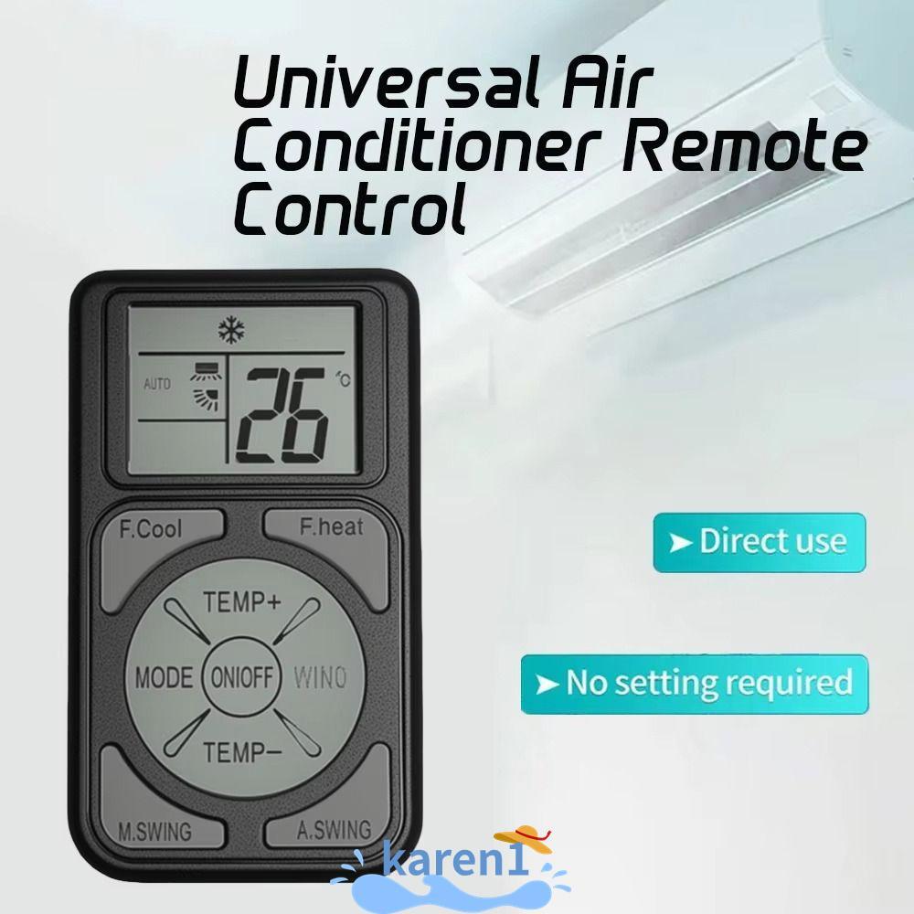 KAREN A/C Remote Control, With Fluorescent Buttons Mini Air Conditioner ...