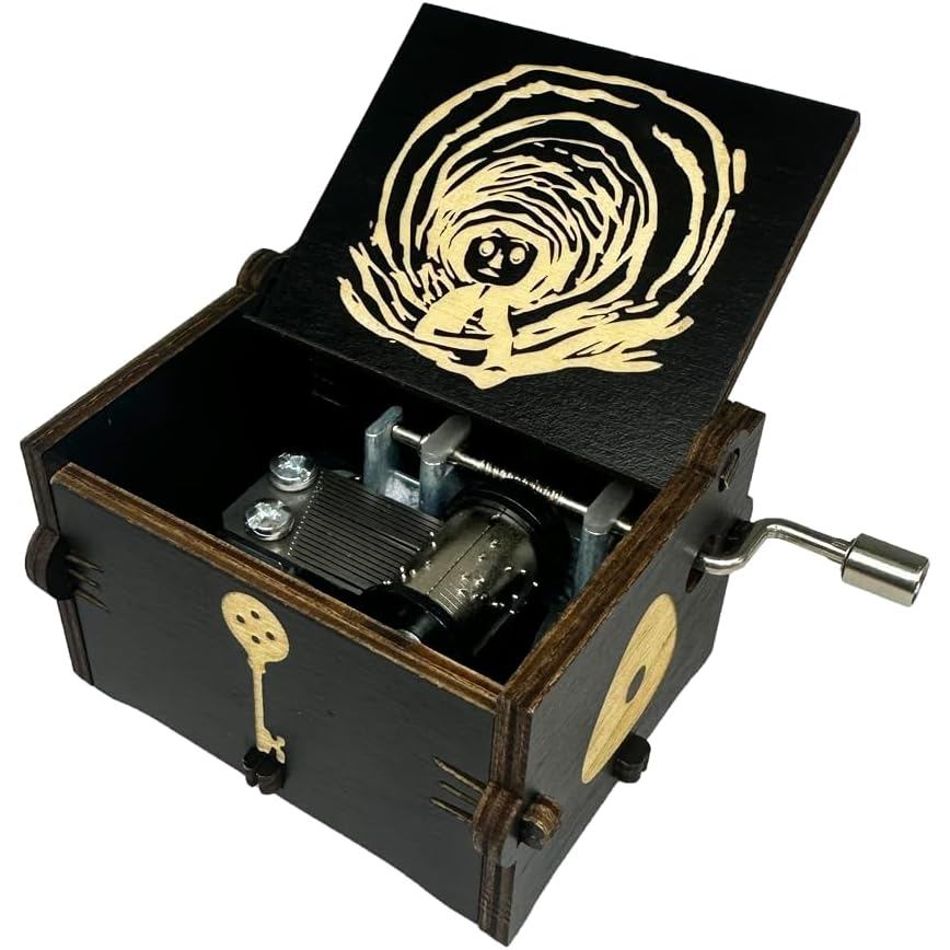Youtang Music Box Engraved Wooden Gifts Mini Musical Box Play Can Can ...