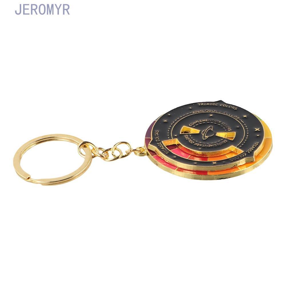 JEROMY5R Color Wheel Keyring, Turntable Color Wheel Spinning Color ...