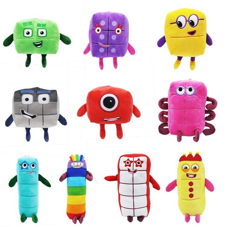 Numberblocks children's doll digital building block plush toy early ...