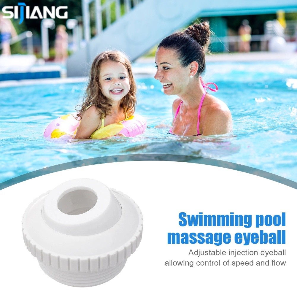 SIJIANG Inlet Fitting Plain Swimming Pool 1.5 Inch Pool Spa Directional ...