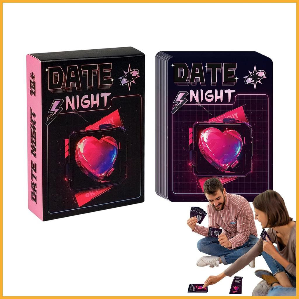 Date Night Cards Couples Playing Cards for Deep Conversation 50-Sheet ...