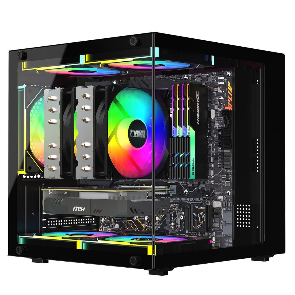 Nine-Tailed Fox T15 Ocean View Room Computer Case Desktop matx ...