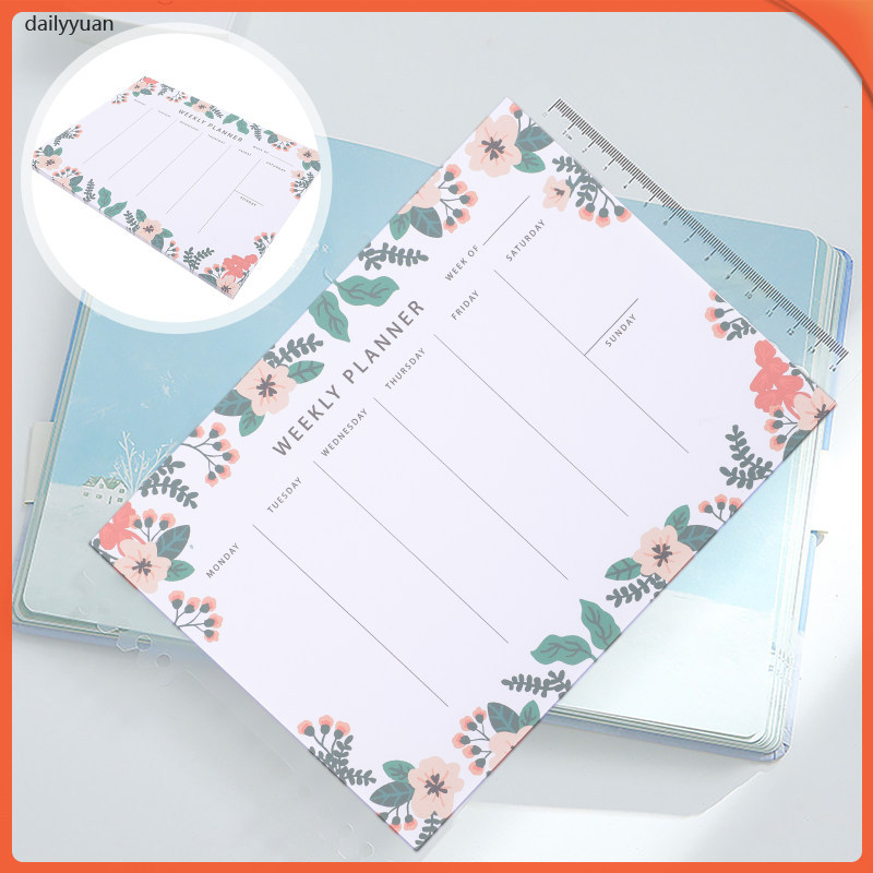 Weekly Planner Notepad Tear-off Weekly Planning Notepad for Daily ...