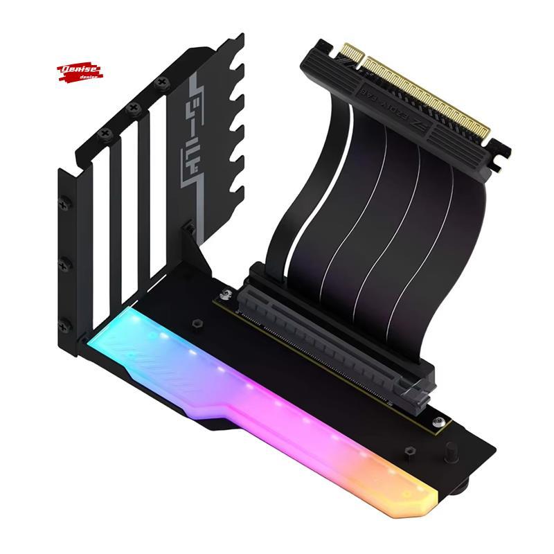 Vertical GPU Mounting Bracket with PCI-E 4.0 X16 Riser Cable Video Card ...