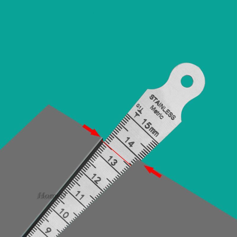 [Homyl1] Taper Feeler Gauge Ruler Versatile Imperial Metric Measurement ...