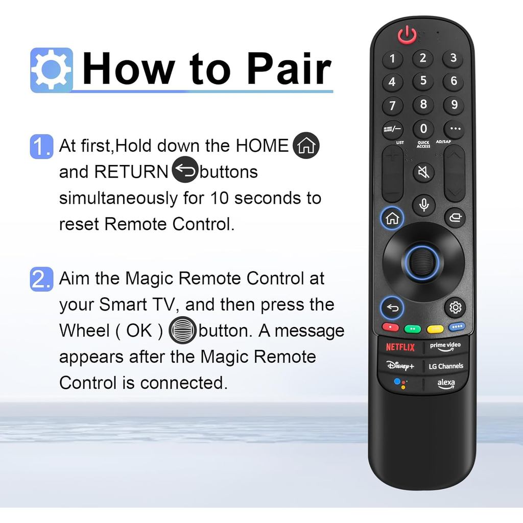 Magic Remote for LG-Smart-TV-Remote-Control-Replacement with Pointer ...