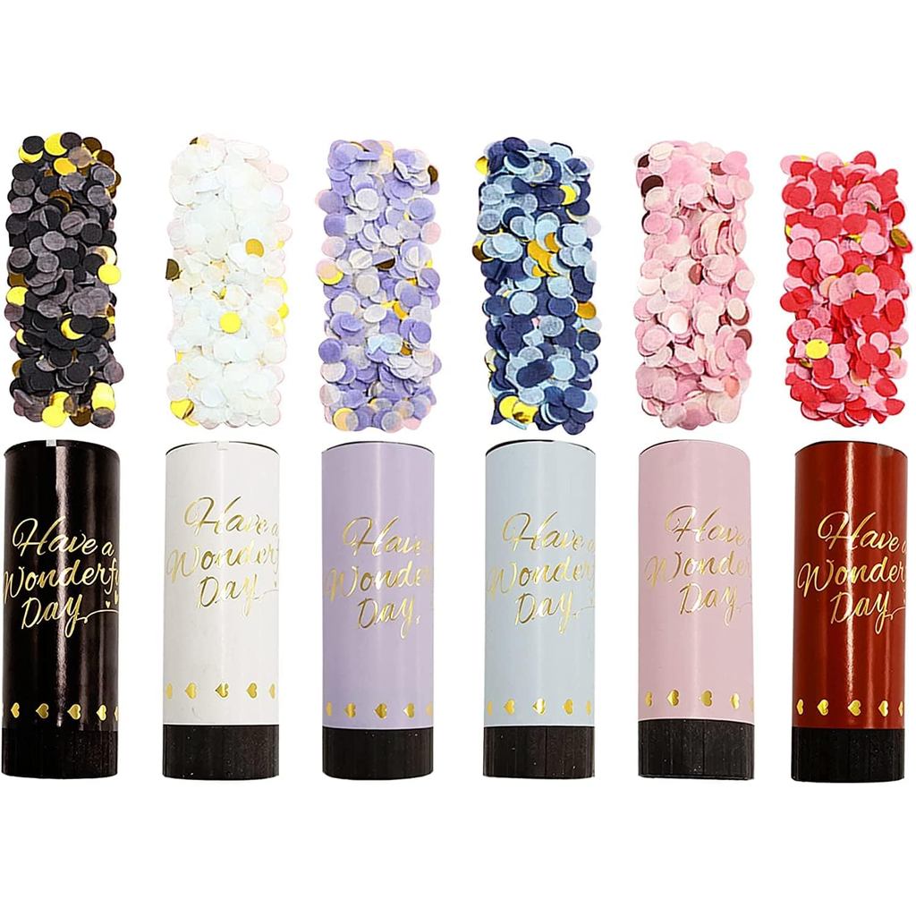 Colorful Confetti Poppers for Wedding/Birthday/Party, Celebration ...