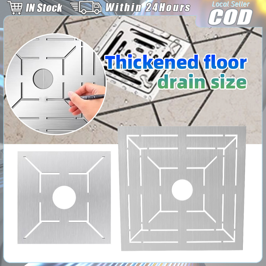 Floor Drain Measuring Ruler Thickened Galvanized Tile Tool for ...