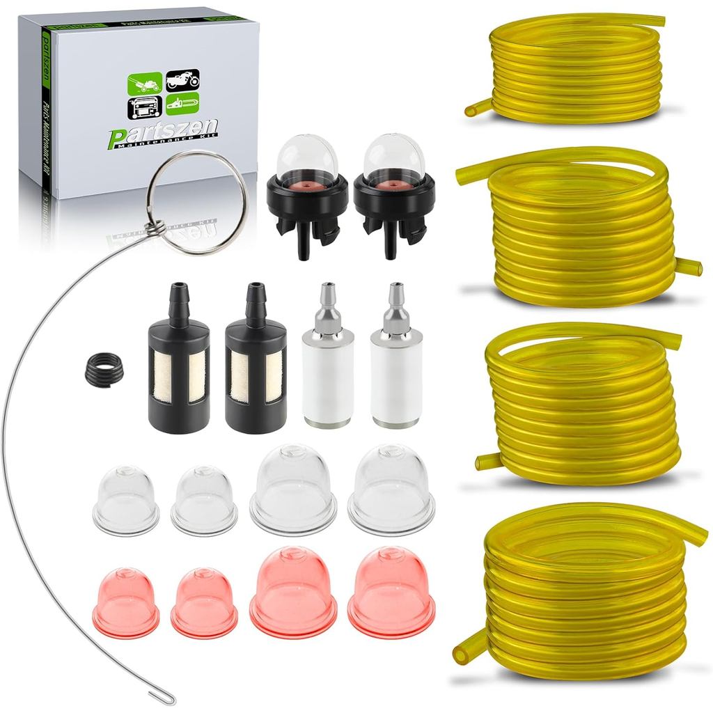 AC04122 Fuel Line kit Primer Bulb Fuel Filter kit for Small Engine Zama ...