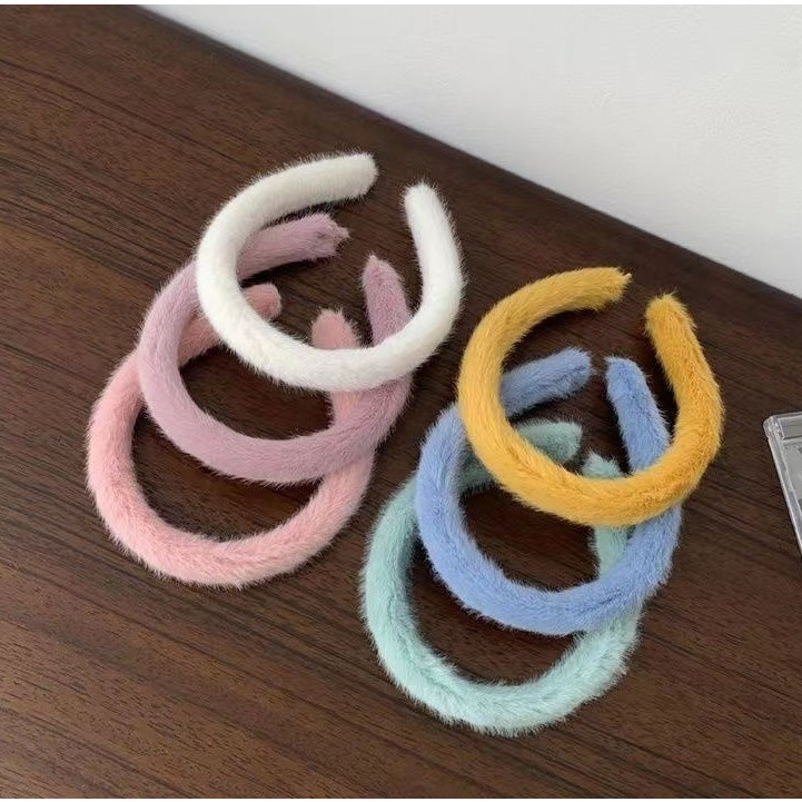 POPmaker Shop Bando Bulu Korean Style Elegan - Gambar 3