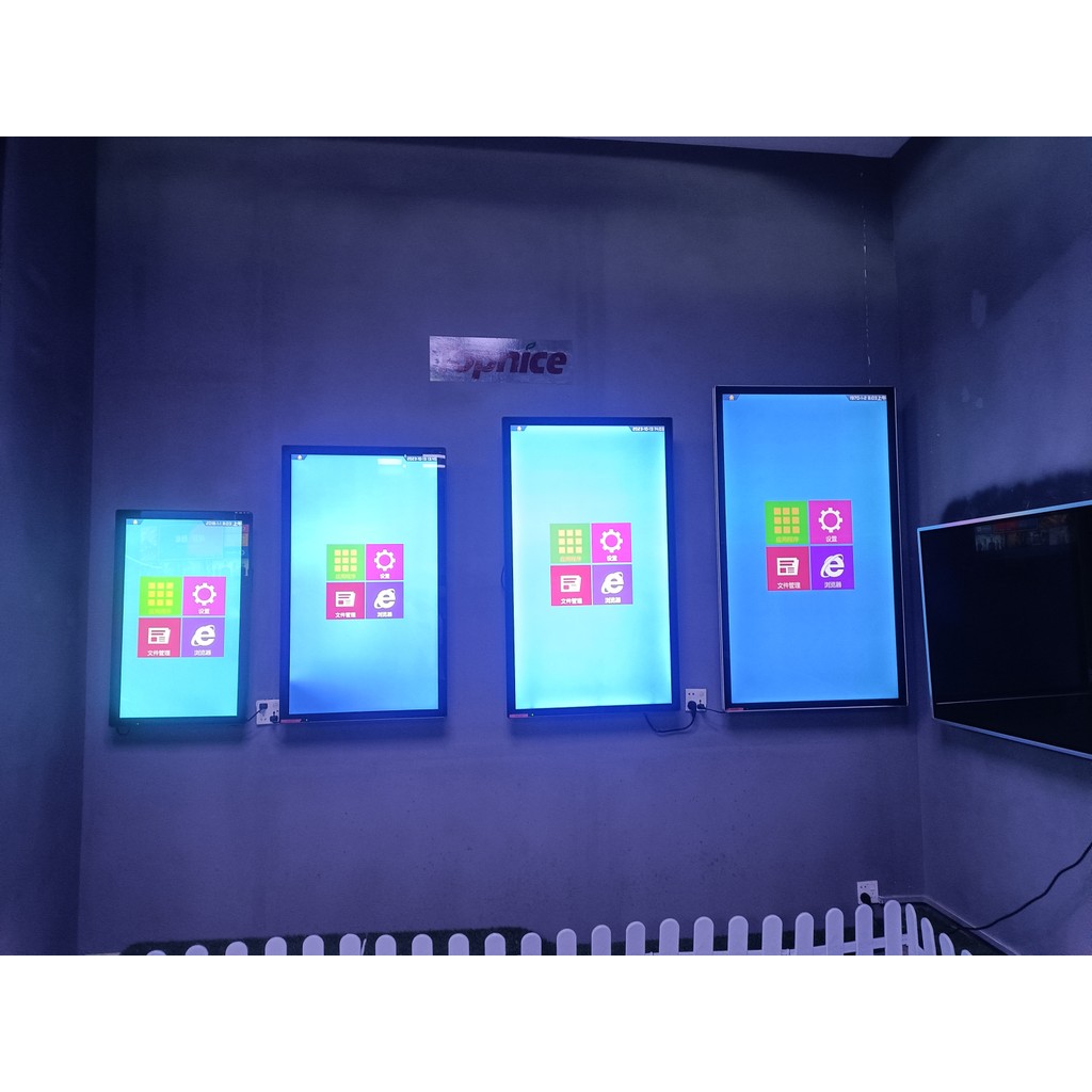 65 inch HD Win / Android interactive touch screen whiteboard LED smart ...