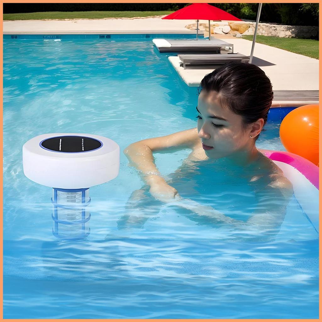 Solar Powered Pool Ionizer Automatic Water Cleaner Pool Ionizer Water ...