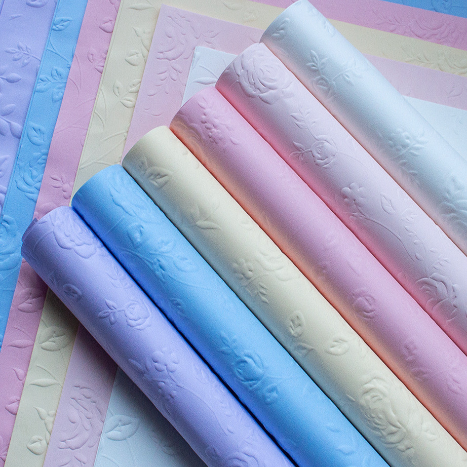 10pcs/Rose Three-Dimensional Embossed Paper Fenghua Paper Thickened ...