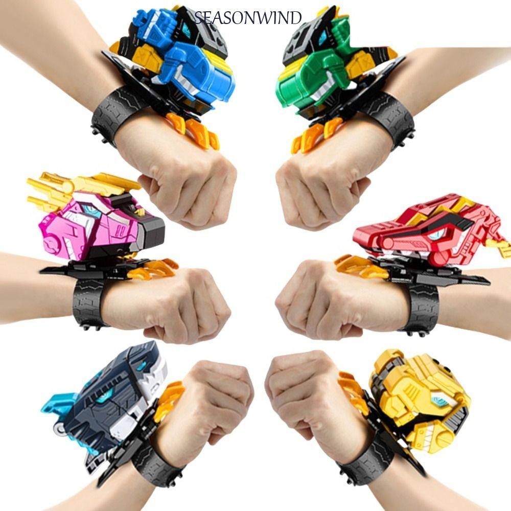 SEASONWIND Miniforce Watch Toy, Mecha Robot Ruper Dinosaur Watch ...