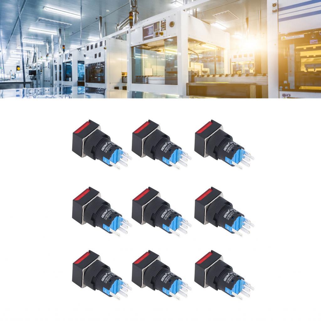 Button Switch Push Switches ABS Brass with Light for Equipment | Shopee ...