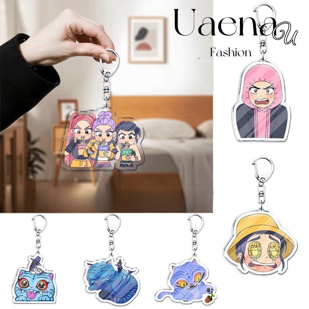 UAENAU 6Pcs Acrylic Keyring, Jinu Mira Rumi Zoey Kpop Demon Hunter ...