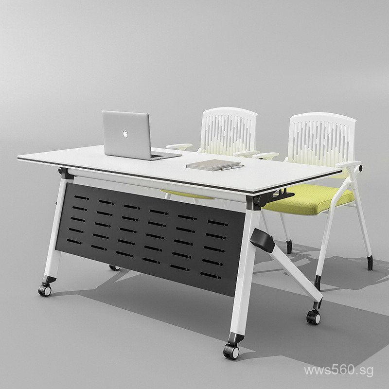Classroom Smart Folding Staff Collapsible Desk and Chair Conference ...