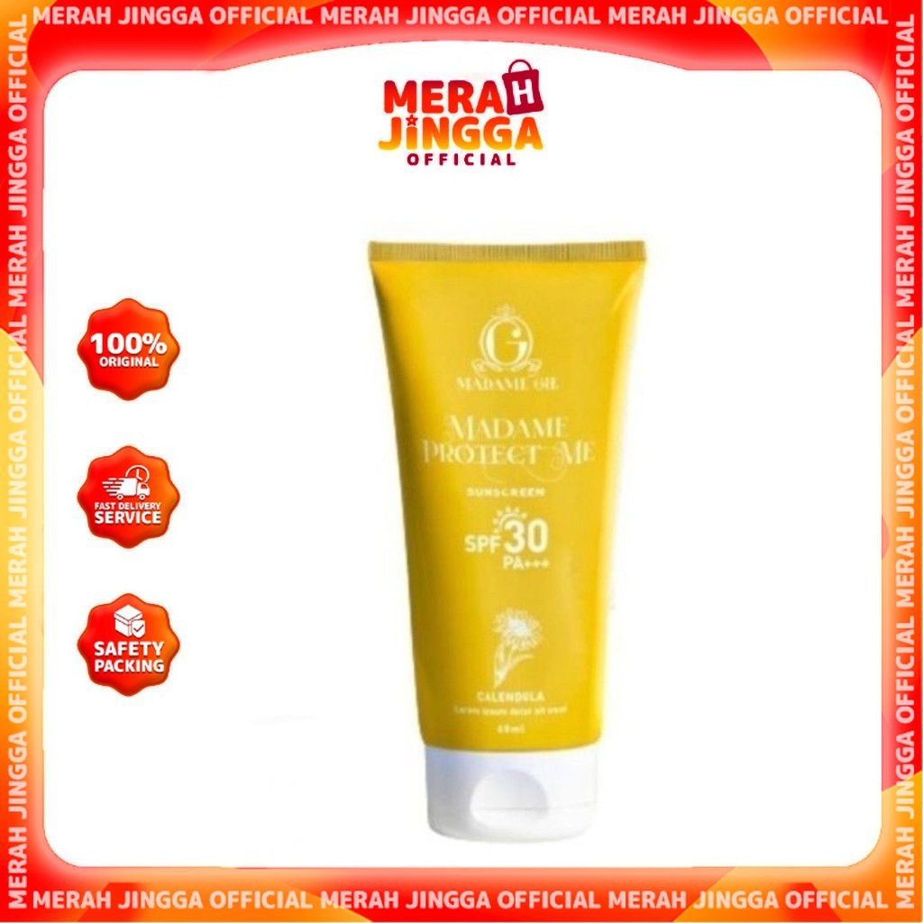 Madame Gie Sunscreen SPF 30 PA +++ With Calendula -Tinted Sun SPF 50 PA ++++ / Merah Jingga Official