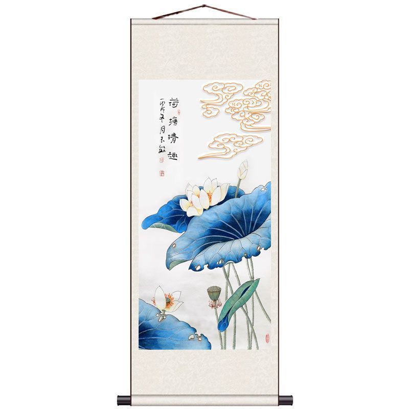 Tingtingyu Standing Ink Scroll Wall Painting Famous Calligraphy ...