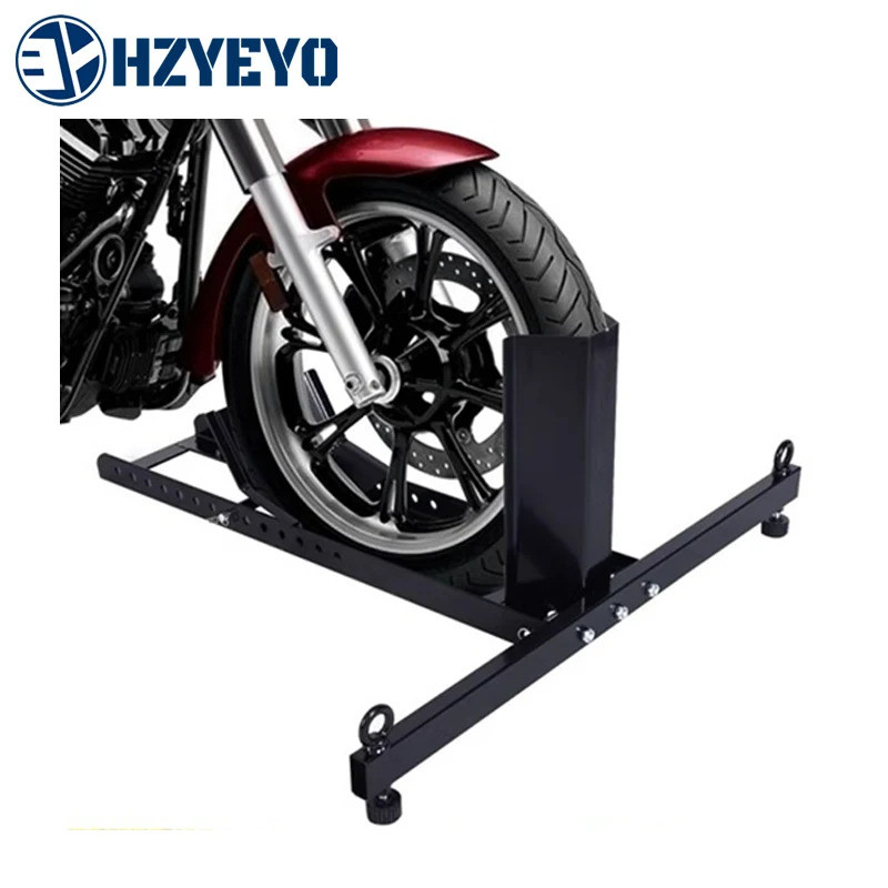 Motorcycle Wheel Chock Upright 1800 Lbs Heavy - duty Steel Motorcycle ...