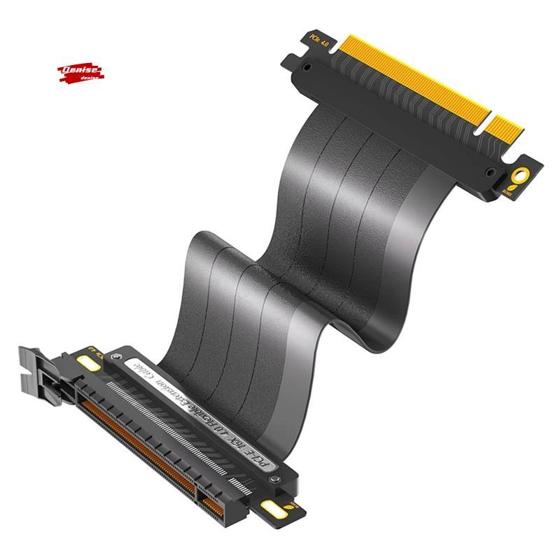 PCIE 4.0 Extension Cable, 16x Shielded High Speed GPU Riser Cable with ...