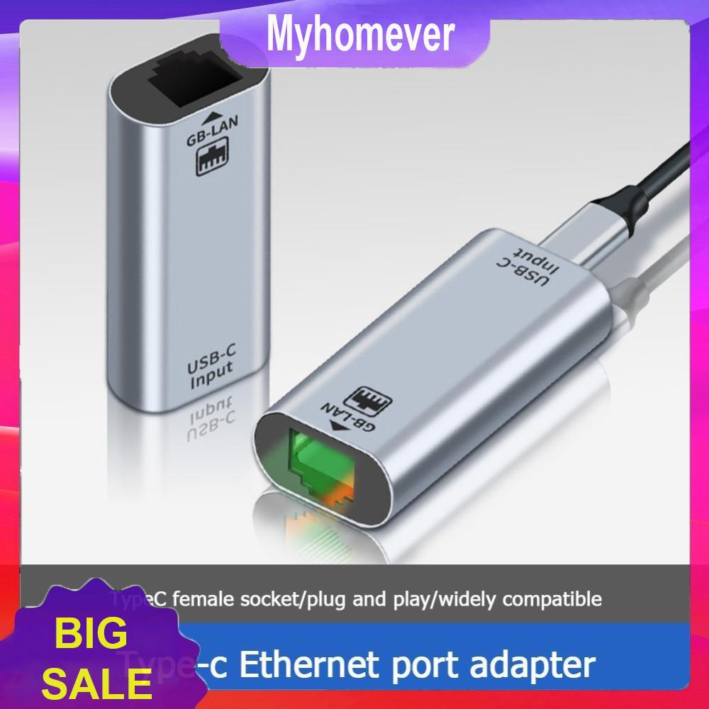 USB Type C Female to RJ45 LAN Ethernet for Tablet PC Laptop Smartphone ...