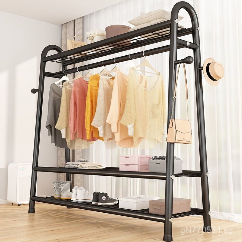 Simple Hanging Clothes Rack for Bedroom Dormitory, Clothes Storage ...