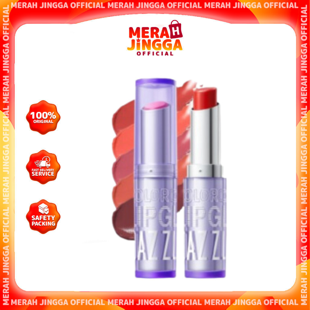 Dazzle Me Color Chrome Lipglaze / Merah Jingga Official
