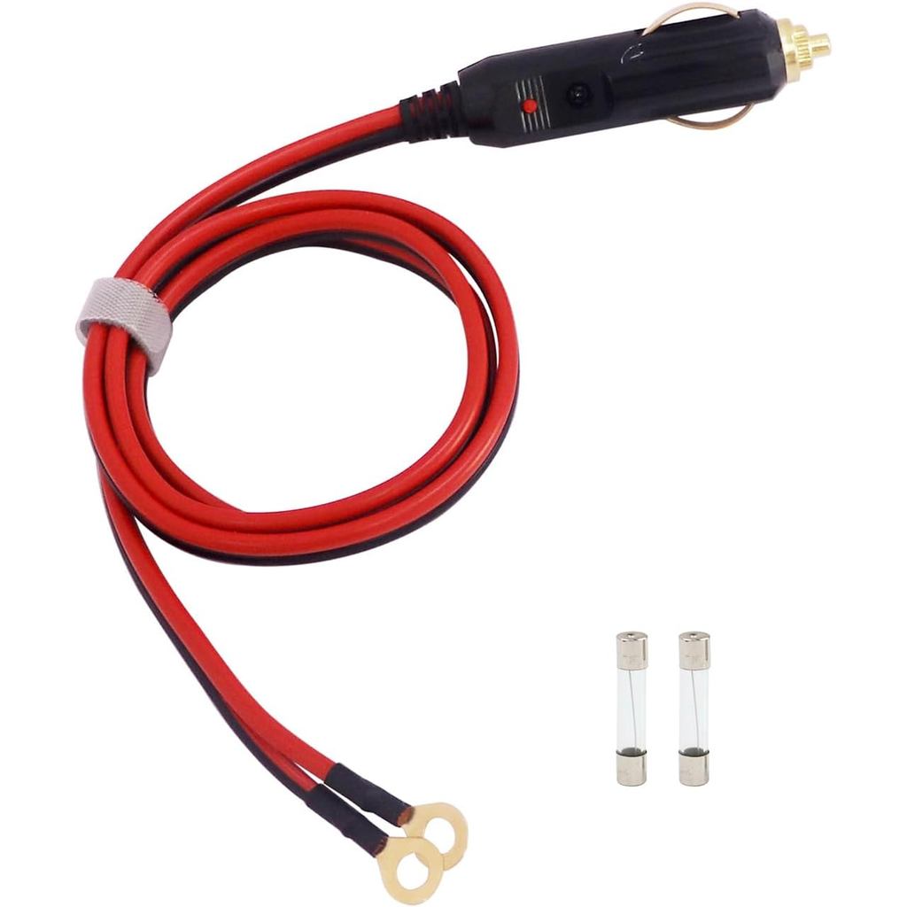 Heavy Duty 13AWG Male to Cigarette Lighter Male Plug, 12V Car Power ...