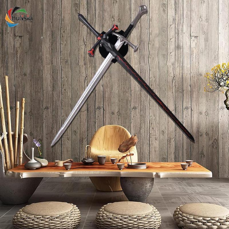 chulisia Sword Display Rack Samurai Sword Stand Support Wall Mount ...