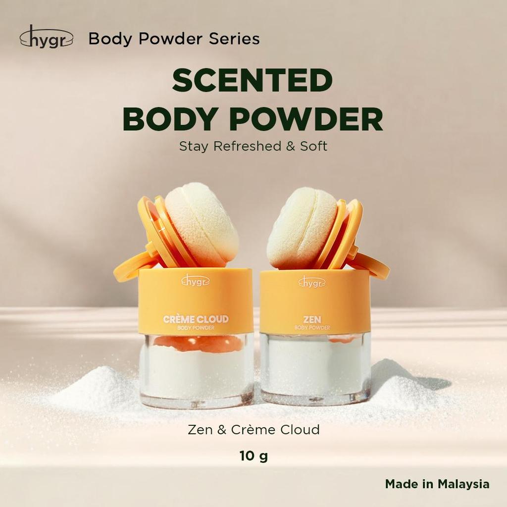 hygr Scented Body Powder Lightweight Absorb Moisture Bedak Badan Serbuk ...