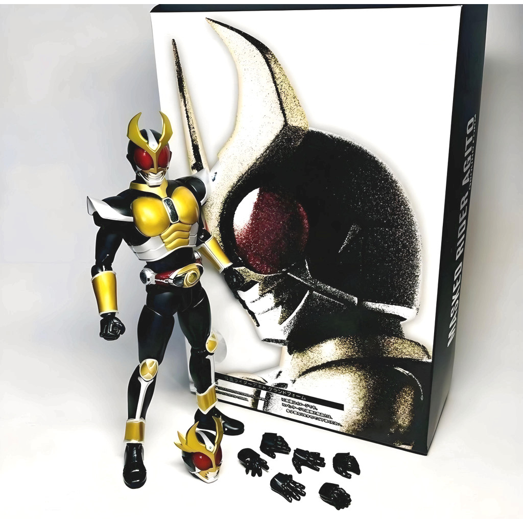 KO SHF Kamen Rider Kamen Rider Agit Omega Movable Model Earth Form Real ...