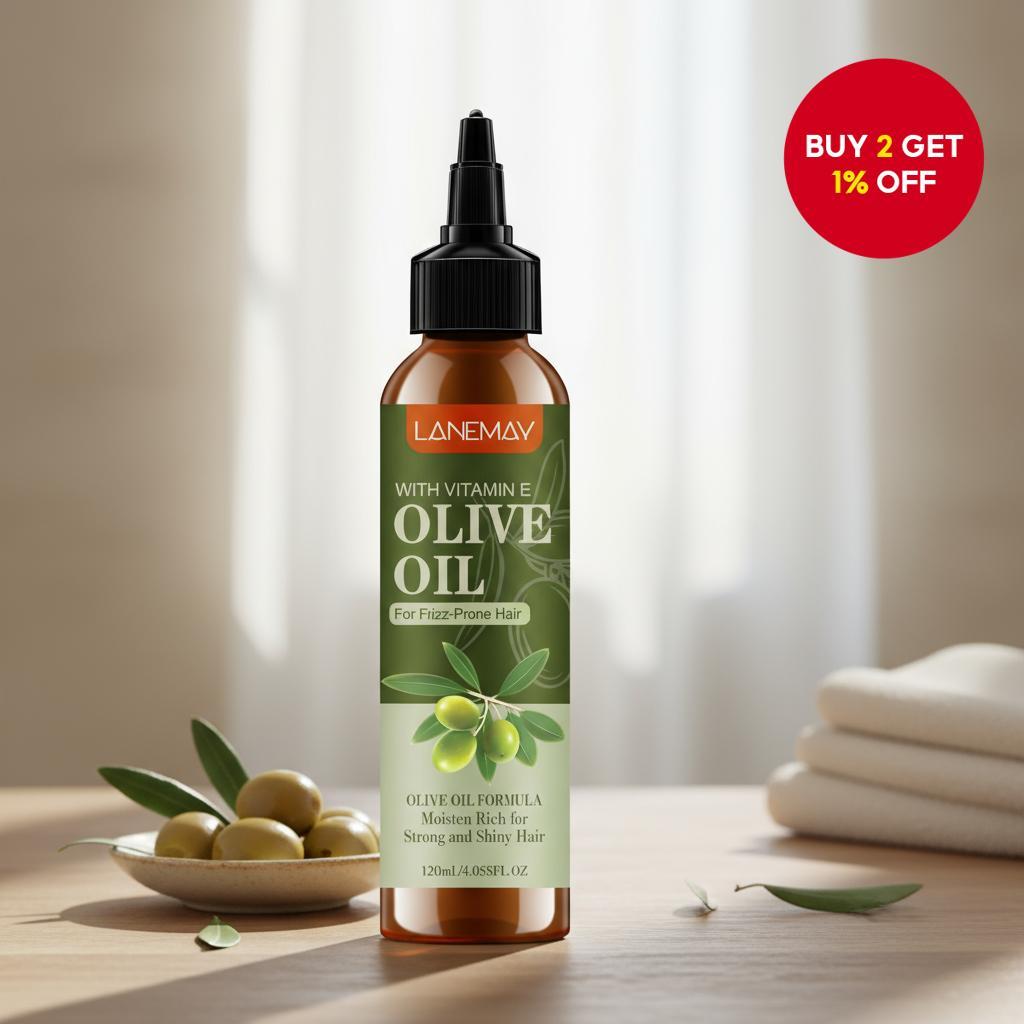 Olive Oil with Pure Ingredients and Essential Oils for Healthy Hair ...