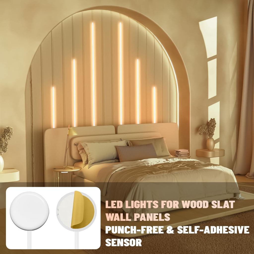 Lichaser LED Recessed Lighting for Acoustic Panel, 6 Pcs of 3000K ...