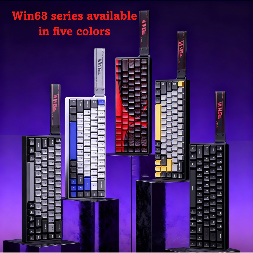AULA WiN60 Magnetic Keyboard, Wired Custom with Rapid Trigger for FPS ...