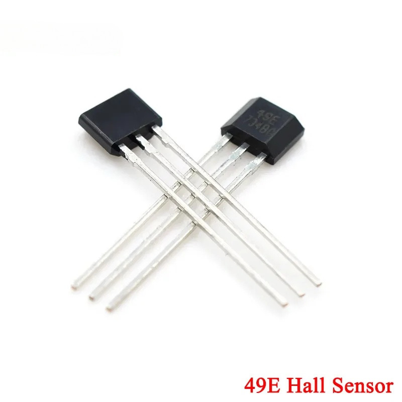 20pcs/2pc 49E Hall Element S49E OH49E SS49E Hall Effect Sensor Linear ...