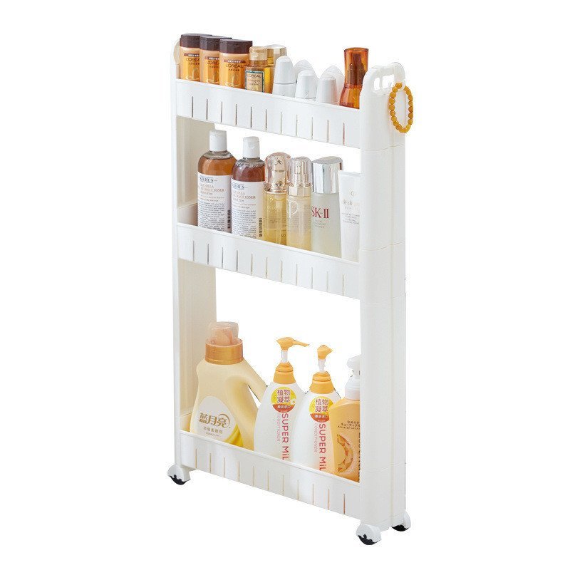 Narrow Gap Storage Rack for Kitchen, Ultra-Slim Fridge Gap, Wall ...
