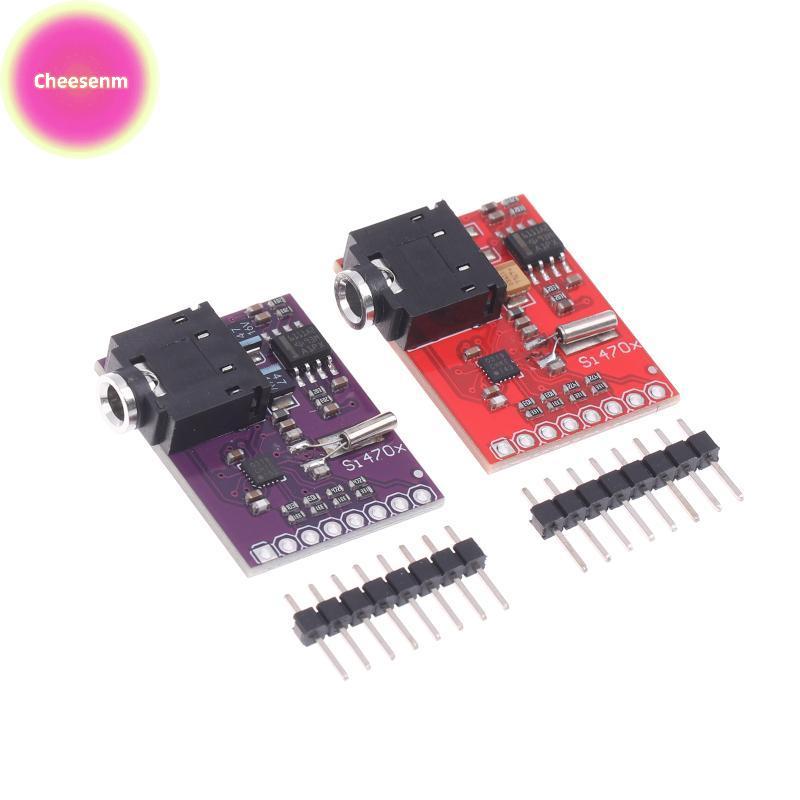 Cheesenm Si4703 FM Radio Receiver Module With RDS I2C Interface 3.3V ...