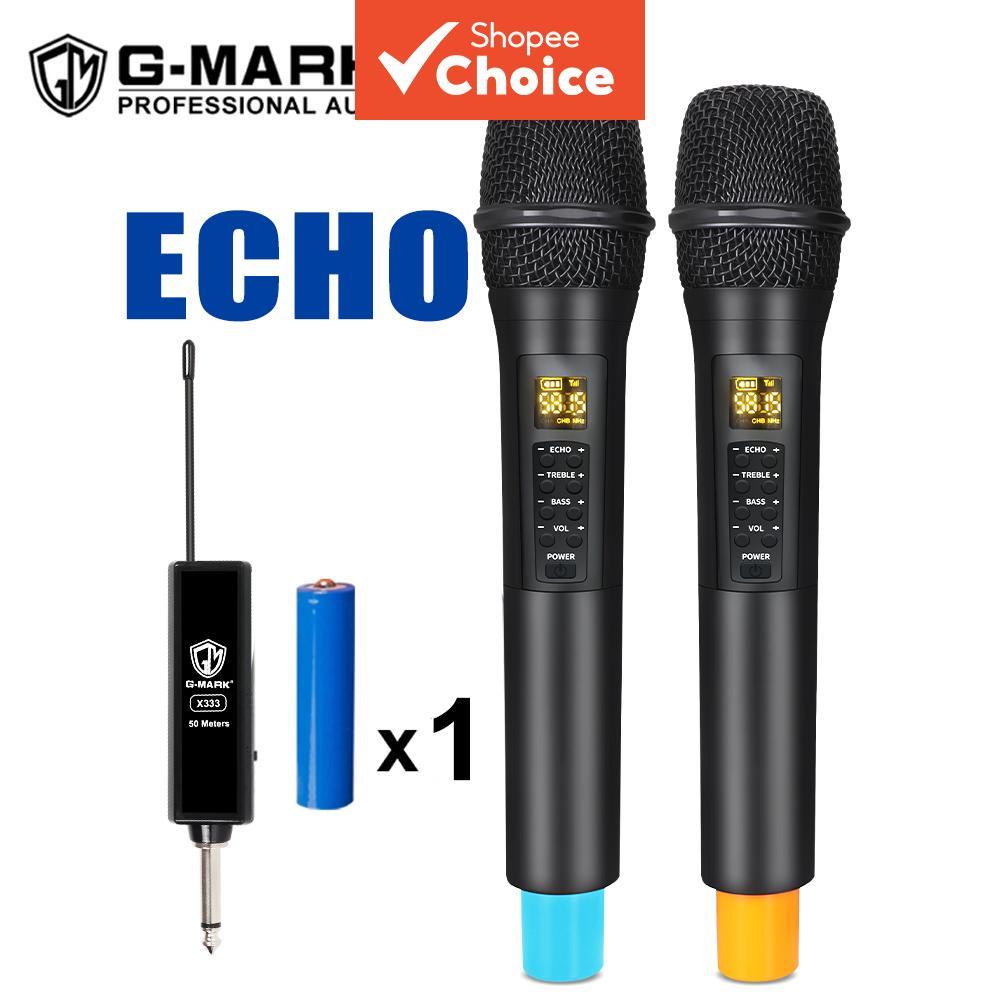 G-MARK X333 Professional UHF Wireless Microphone Dynamic Mic with ...
