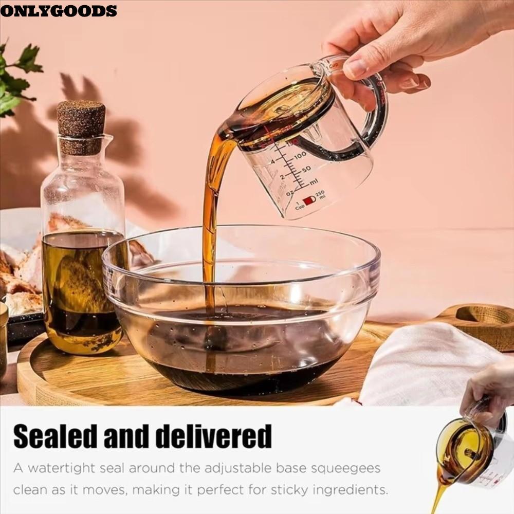 ONLYGOODS Multi-Functional Measuring Cup, 4-In-1 Ith Scraper-Style Seal ...