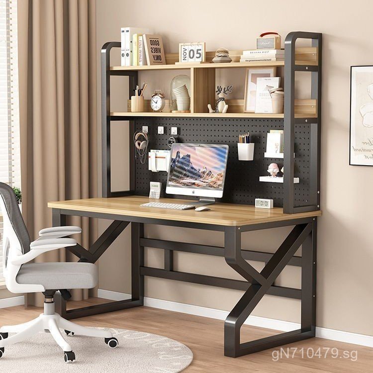 Home Use Pegboard Desk Desktop Bookshelf Student Desk Combination Desk ...
