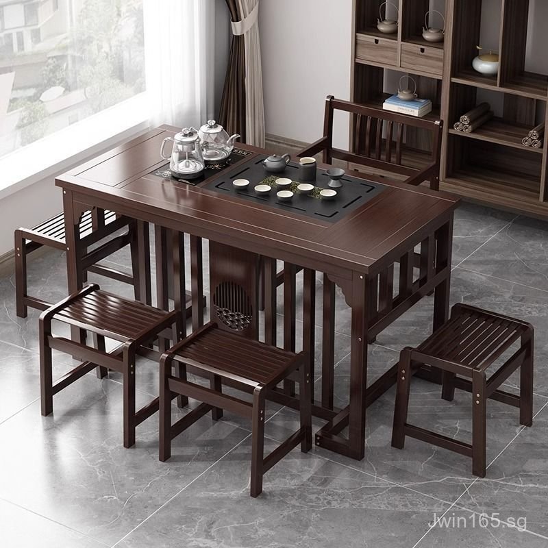 Tea Table Tea Table and Chair Simple Combination Simple Water Boiling ...