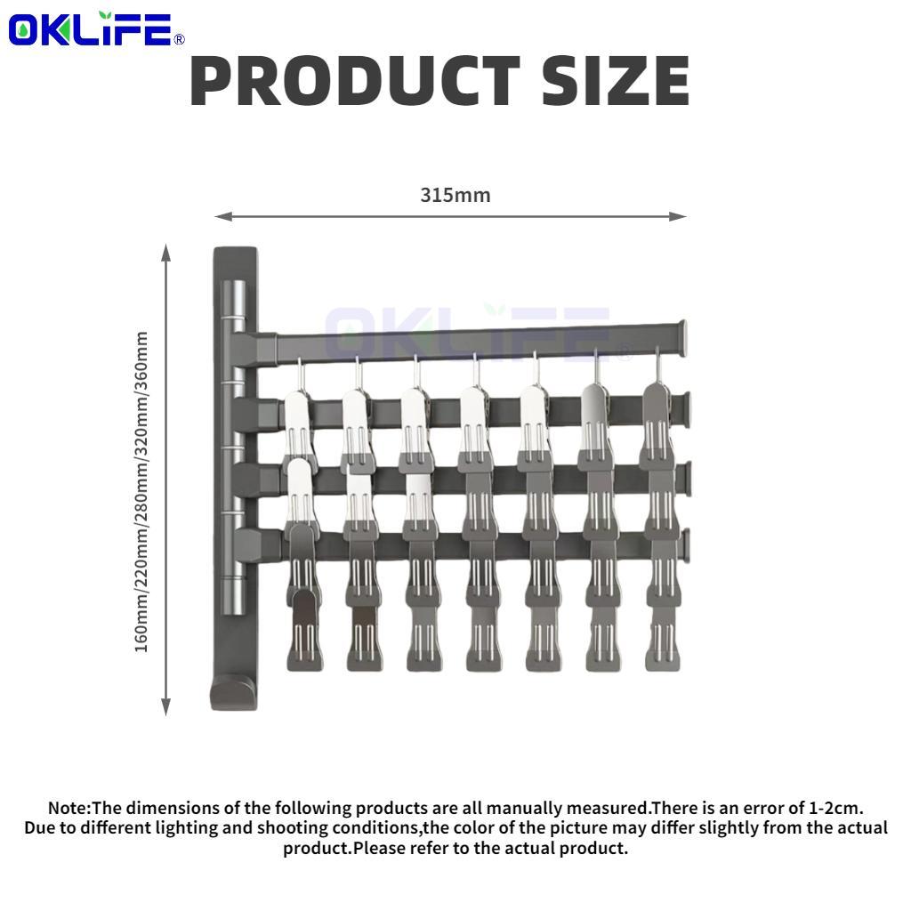 Portable Aluminum Multi-Clip Laundry Drying Hanger view 8